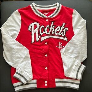 Houston Rockets 100% Cotton Varsity Jacket